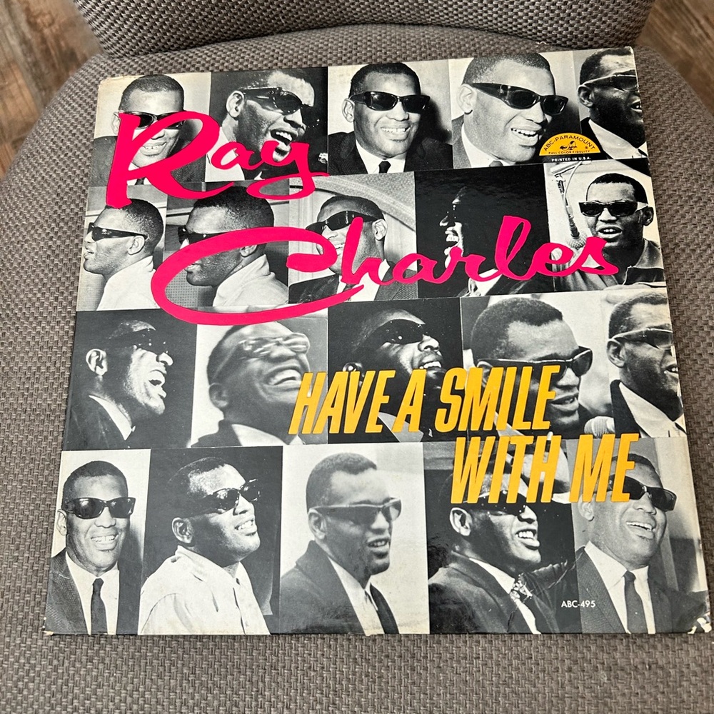 Ray Charles Vinyl Record Cover